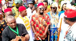 Actor, Jim Iyke receives chieftaincy title in Ghana
