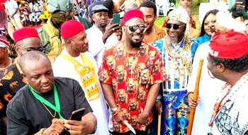 Actor, Jim Iyke receives chieftaincy title in Ghana