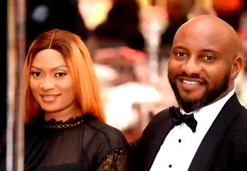‘Let no man put asunder, ‘ says Yul Edochie as he parties with 1st wife