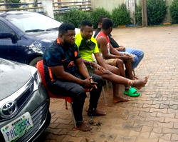 PHOTOS: Kidnap kingpin John Ewa paraded in Yenagoa