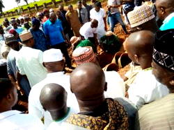 FCT Minister buries mum amid tears, prayers