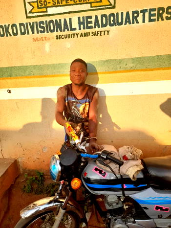 So-Safe arrests passenger trying to snatch okada with toy gun in Ogun