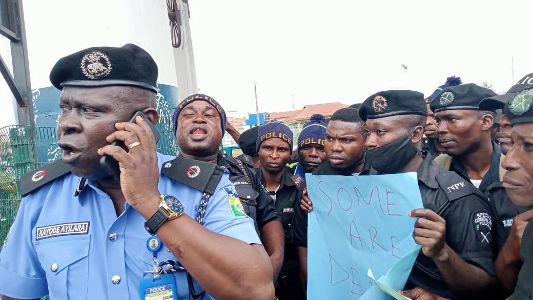 Okada riders snatching our wives, say protesting police constabularies -  Vanguard News