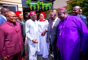 tinubu5 [Photos] Tinubu meets bishops, says choice of Shettima not a threat to Christian