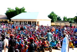 Zulum shares N400m, food, textiles to over 90,000 vulnerable residents, groups