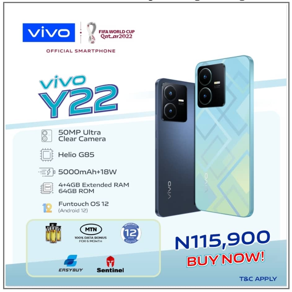 y22 vivo 2022