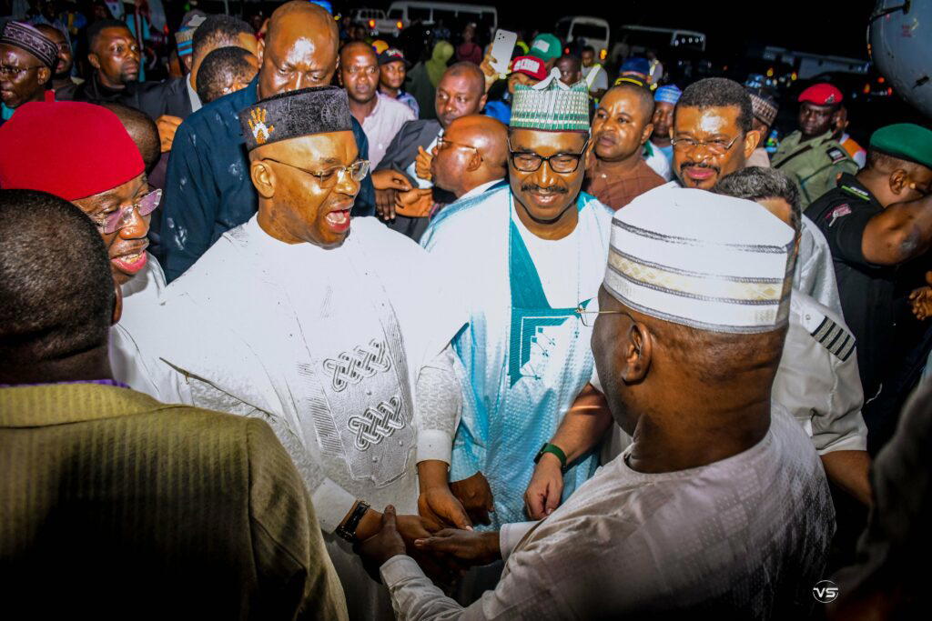 Photos] Atiku arrives Uyo as PDP officially flags off presidential campaign