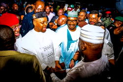 [Videos] Atiku arrives Uyo as PDP officially flags off presidential campaign 