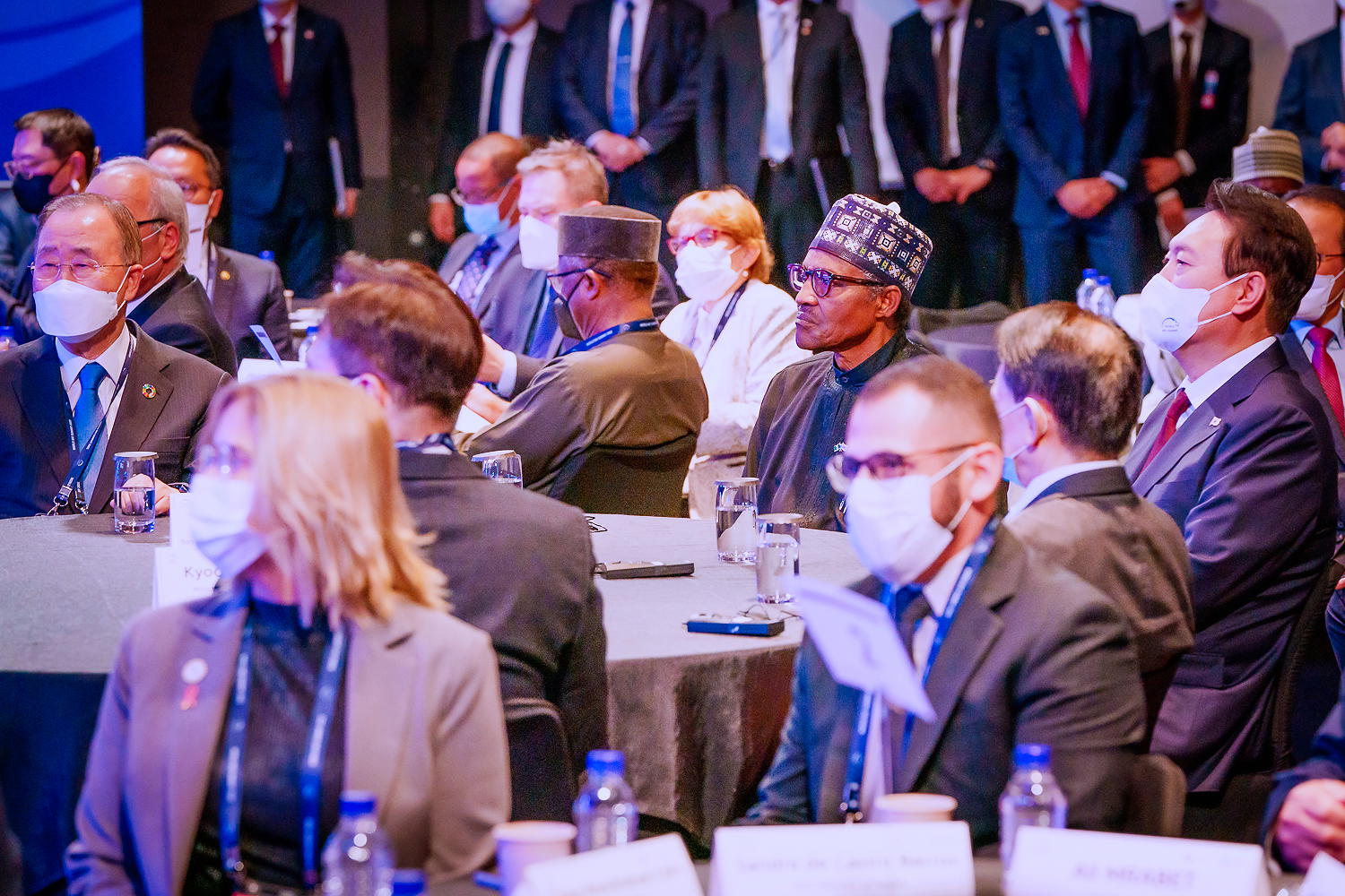 Photos: Buhari Participates At Opening Of World Bio Summit In South ...