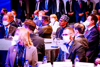 Photos: Buhari participates at opening of World Bio Summit in South Korea 