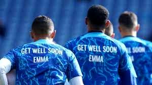 Chelsea players wear ‘Get well soon Emma’ Hayes t-shirts for women’s team manager
