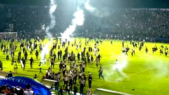 174 dead after riot at Indonesian football match