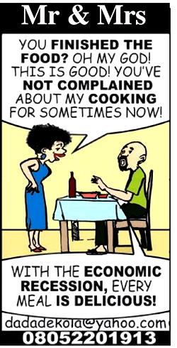 Mr & Mrs: When tastse buds understand economy