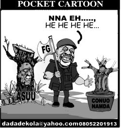 Cartoon: ASUU against brief ideas