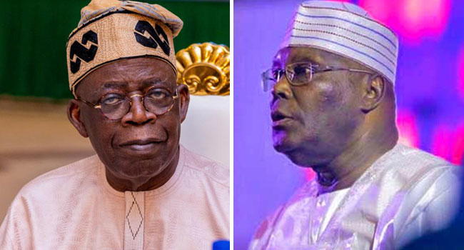 Tinubu Atiku Tinubu accuses Atiku of fighting Obasanjo in public as VP