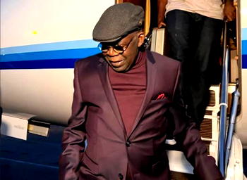 [Video] Tinubu arrives Abuja&nbsp;