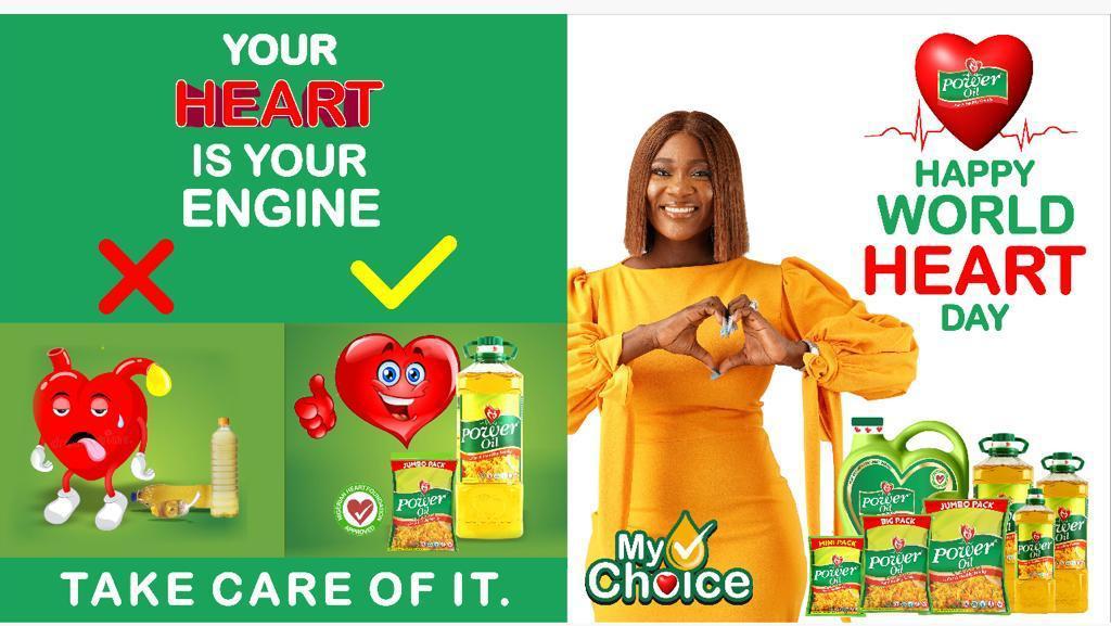 Power oil commemorates world heart day encouraging over 15,000 pedestrians healthy living
