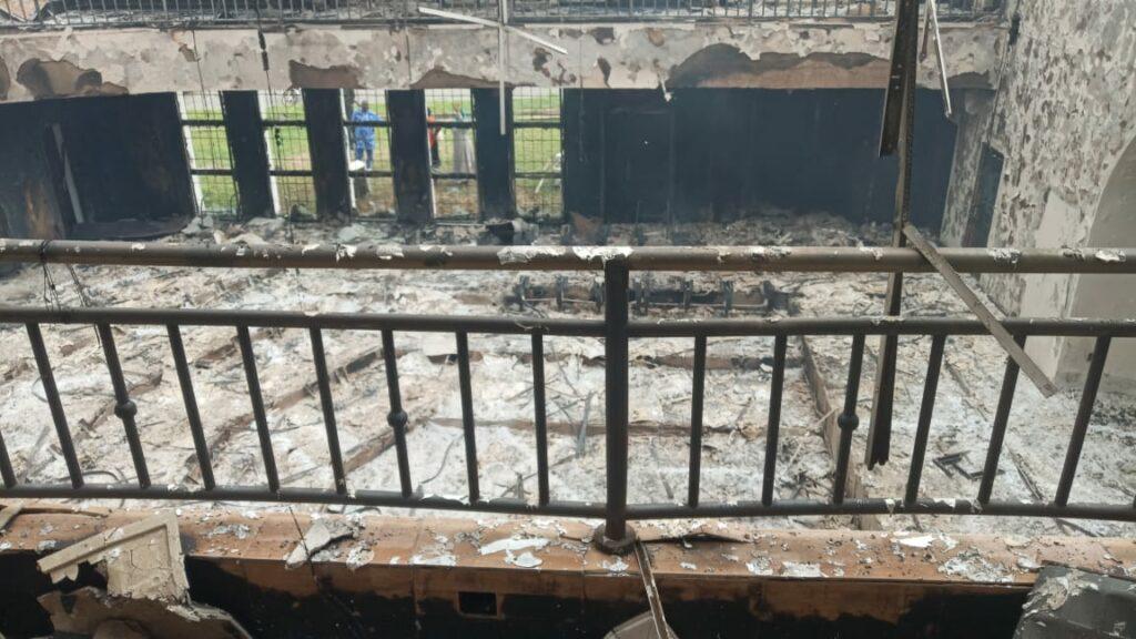 WhatsApp Image 2022 10 10 at 11.51.03 AM [Photos] Fire guts Kogi Assembly complex