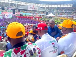 Wike, Makinde, Ortom, 2 other govs absent as PDP flags-off presidential campaign in Uyo