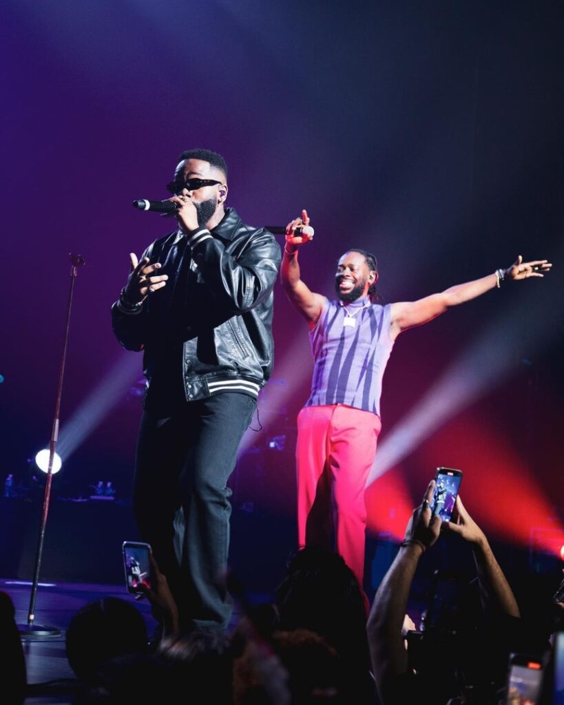 Adekunle Gold Meets Asa After Thrilling Fans In Paris Show