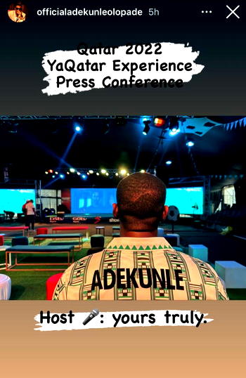 BBNaija’s Adekunle sets to ‘host’ Qatar World Cup