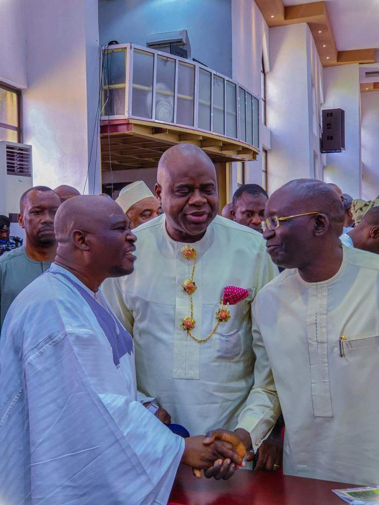 Photos: Ayu, Okowa, others attend Ishaku daughter’s wedding