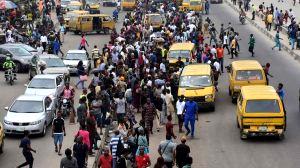 stranded 3 Schoolchildren, commuters stranded as Lagos danfo drivers down tools