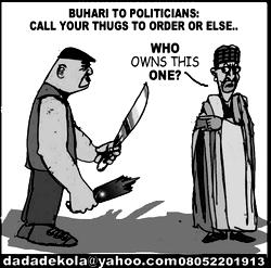 Cartoon: Political thug or ‘Govt Pikin’?