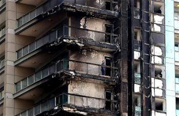 [Photos] Fire guts 35-storey building near Burj Khalifa