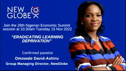 NewGlobe to showcase learning solutions for Nigeria at 28th Nigerian Economic Summit