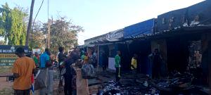 Nasarawa fire Police plaza gutted by fire in Nasarawa