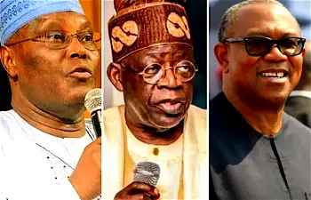 2023: Atiku, Tinubu kick as Obasanjo endorses Peter Obi