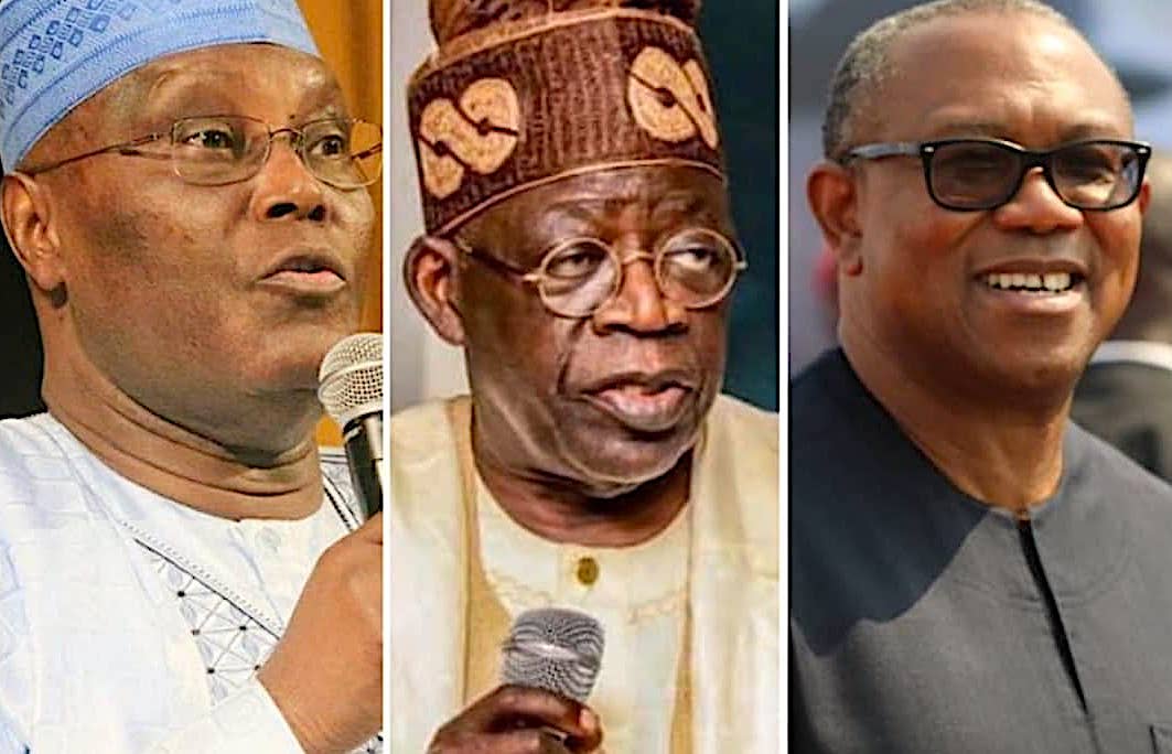 Atiku, Obi, Tinubu