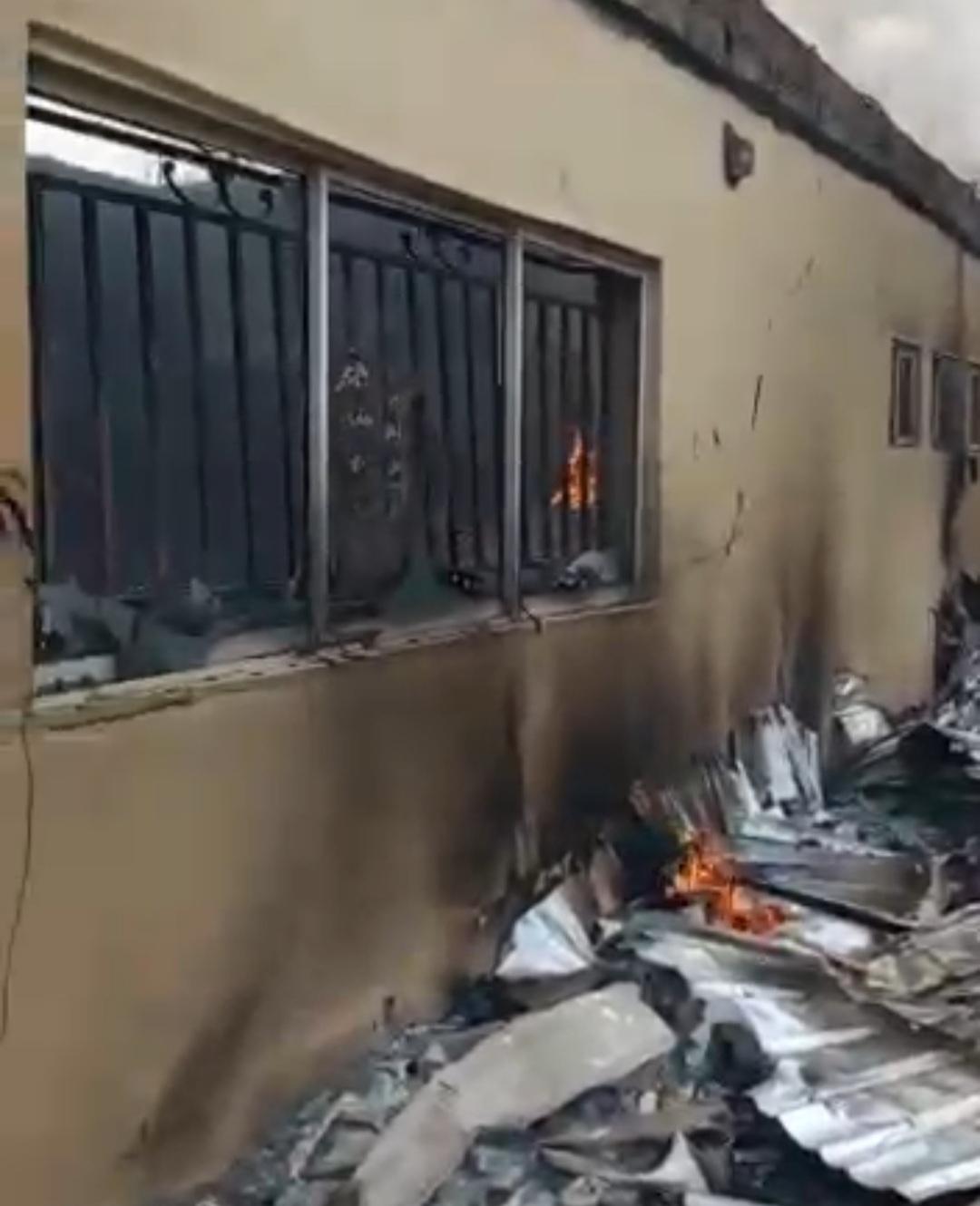 Hoodlums set Ebonyi INEC office ablaze