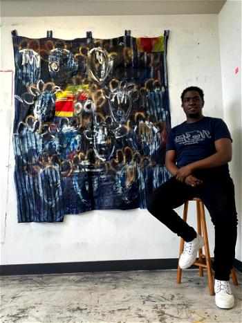 Suraj Adekola celebrates blackness in new works