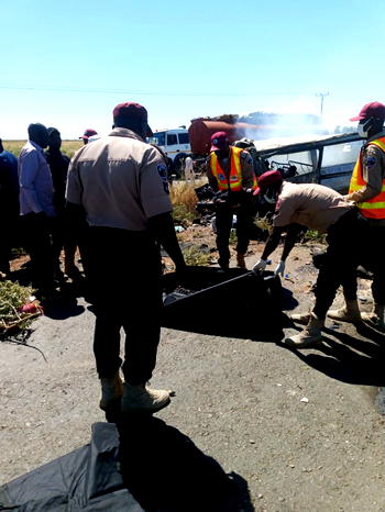 ROAD CRASH: Thirty-seven burnt to death along Maiduguri/Damaturu road