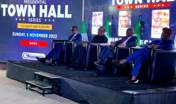 Video: Drama as Nigerians reject vice presidential candidates during debate