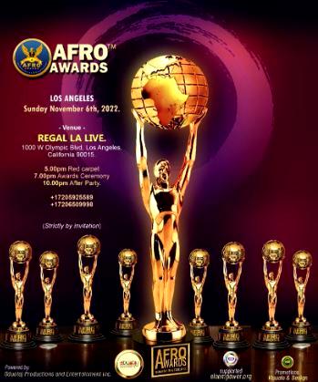 Nigerian American Film Director to Honor Africans and Americans at Afro Awards 2022