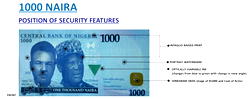 How to know fake Naira notes; security features — CBN