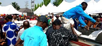 Yuletide: Hon Onyejeocha gifts assorted food Items worth millions of Naira to over 2000 women