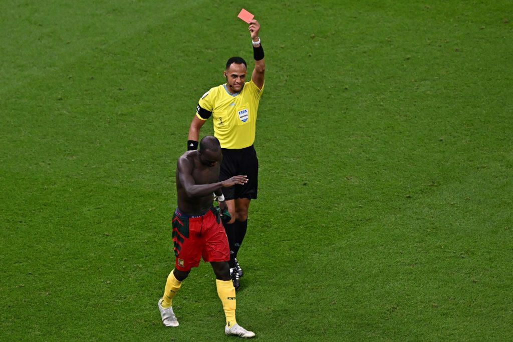 World Cup 2022: Cameroon's Aboubakar stuns Brazil, gets sent off