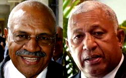 Ex-coup leaders face off in tight Fiji election