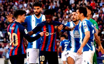 <strong>Barca drop points in heated Catalan derby</strong>