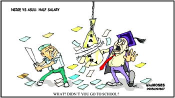 Cartoon: Medical doctor who uses machete for surgery