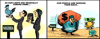 Cartoon: Re-looting returned loot