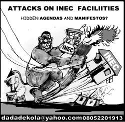 Cartoon: INEC attacks and hidden agendas
