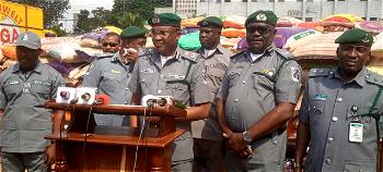 Customs impound pangolin scales, rice, others worth over N1bn in 2 months