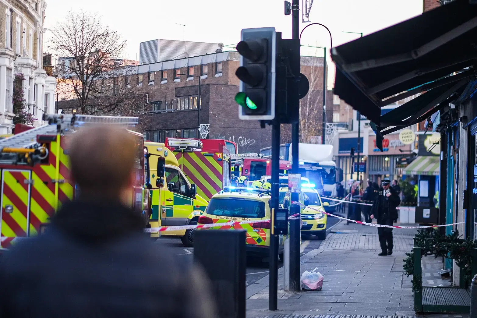 Cyclist dies after collision with lorry on London road
