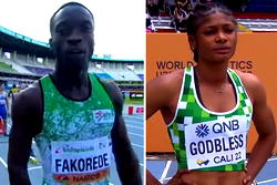 National Sports Festival: Fakorede, Godbless are 100m Champions