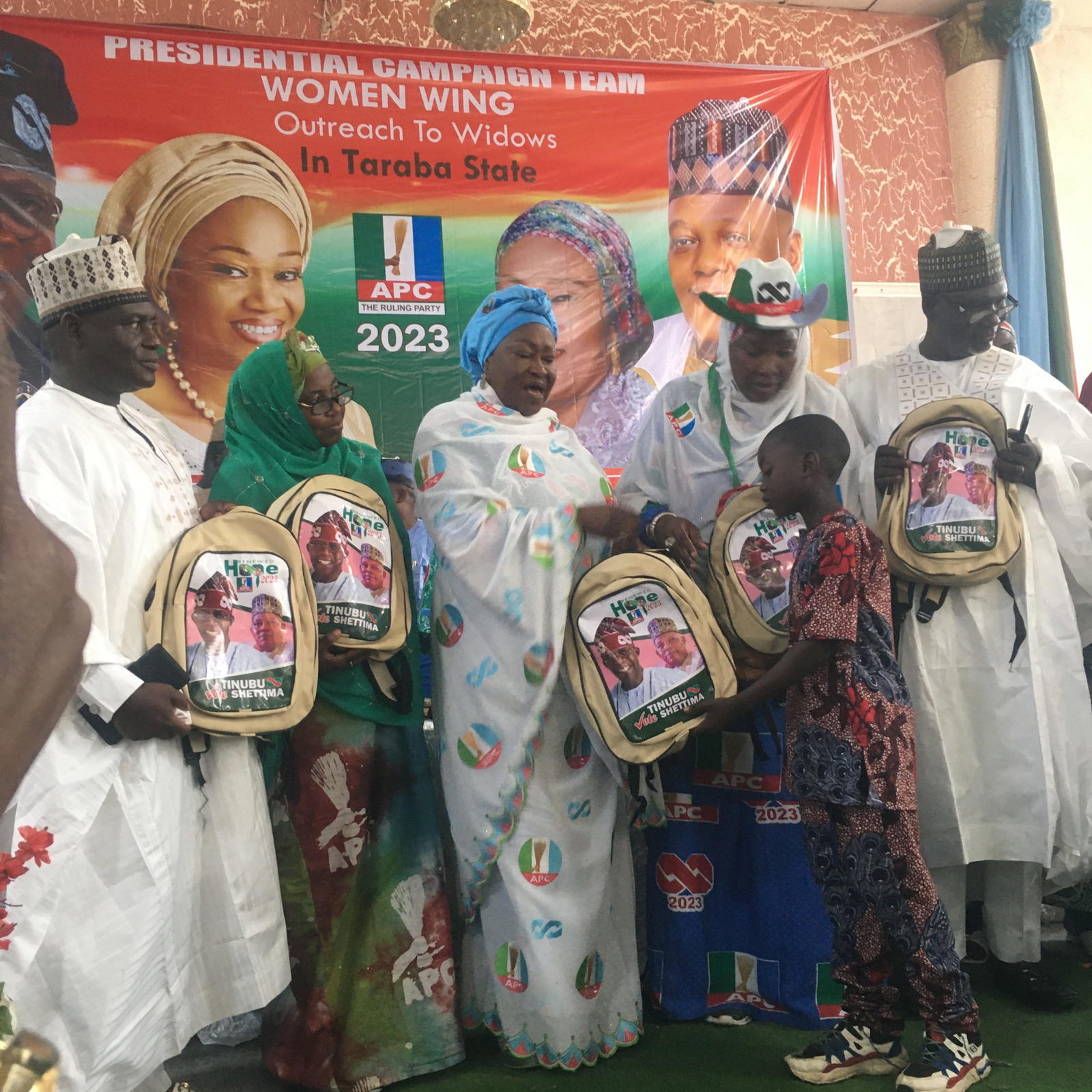 Yuletide: Tinubu fetes widows, orphans in Taraba